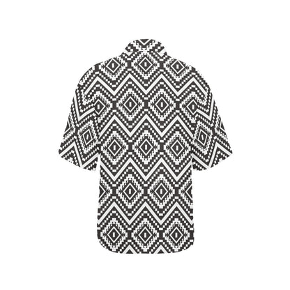 Tribal Pattern Print Design LKS303 Women's Hawaiian Shirt