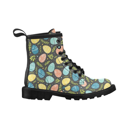 Easter Eggs Pattern Print Design RB01 Women's Boots