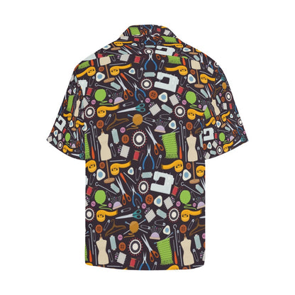 Sewing Equipment Print Design LKS308 Men's Hawaiian Shirt
