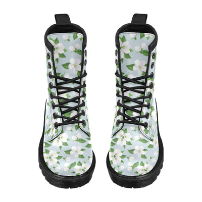 Apple blossom Pattern Print Design AB04 Women's Boots