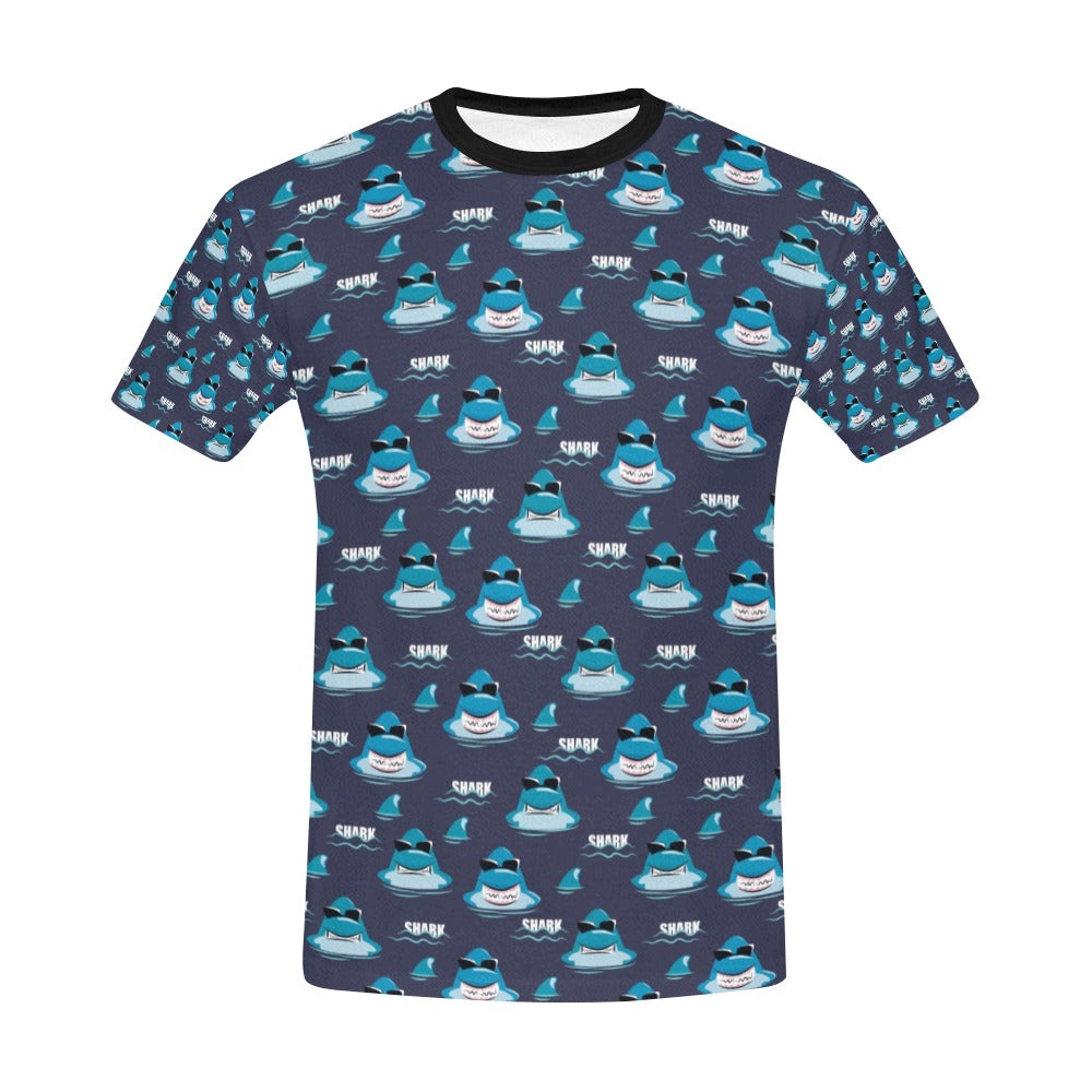 Shark Print Design LKS309 Men's All Over Print T-shirt