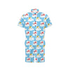 Polar Bear Pattern Print Design PB06 Men's Romper