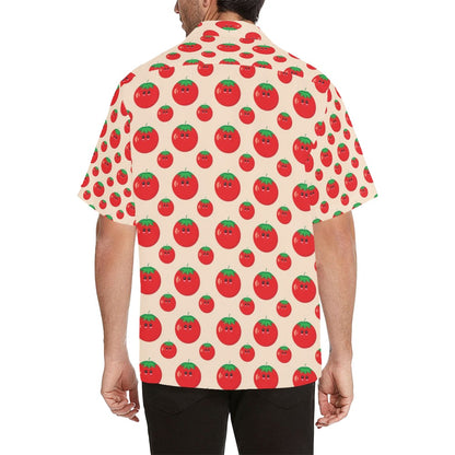 Tomato Print Design LKS308 Men's Hawaiian Shirt
