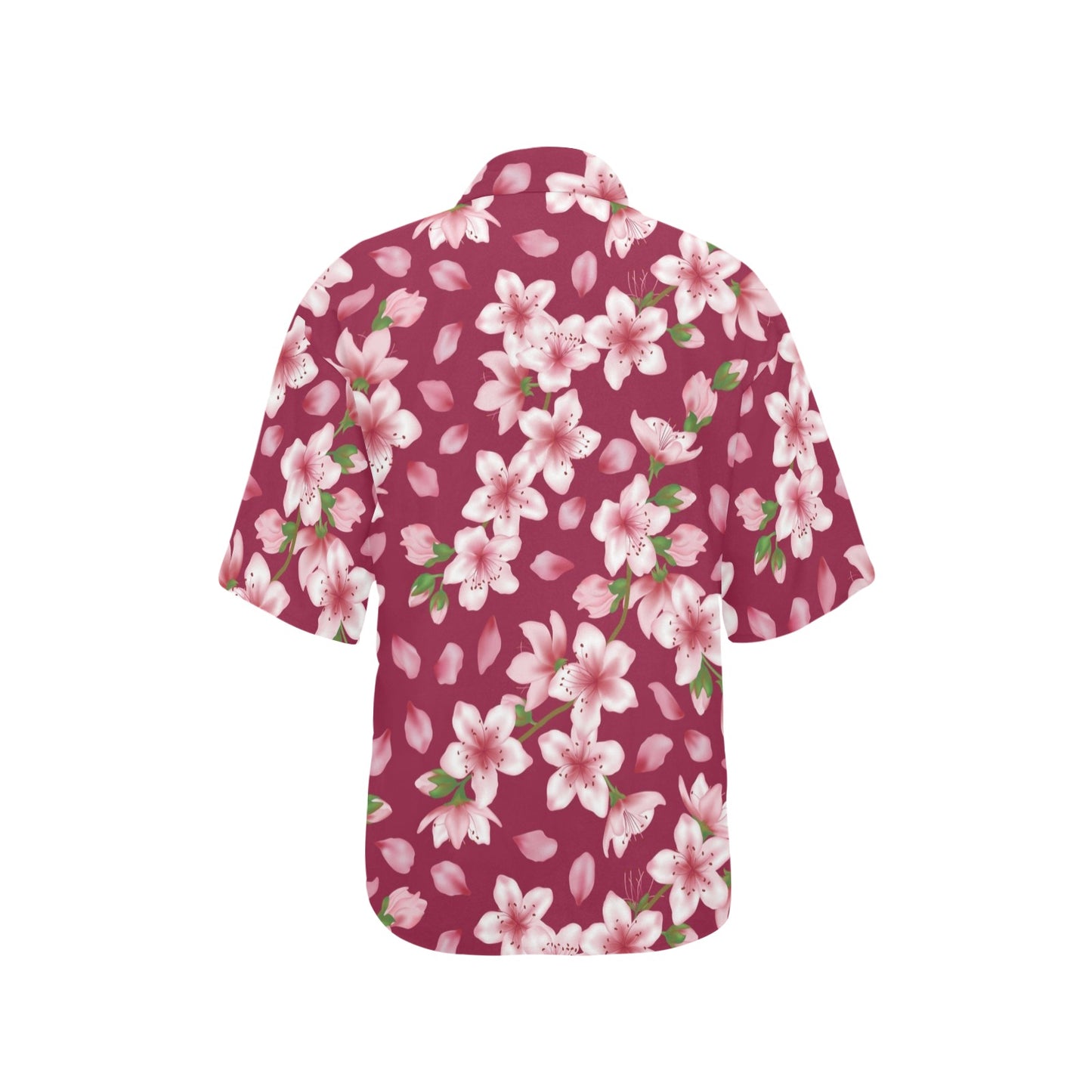 Cherry Blossom Pattern Print Design CB06 Women's Hawaiian Shirt