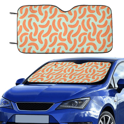 Sausage Print Design LKS304 Car front Windshield Sun Shade