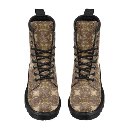 Ancient Greek Symbol Print Design LKS309 Women's Boots