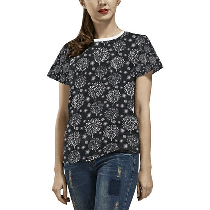 Tree Of Life Print Design LKS304 Women's  T-shirt