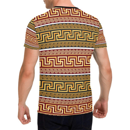 Ancient Greek Pattern Print Design LKS302 Men's All Over Print T-shirt