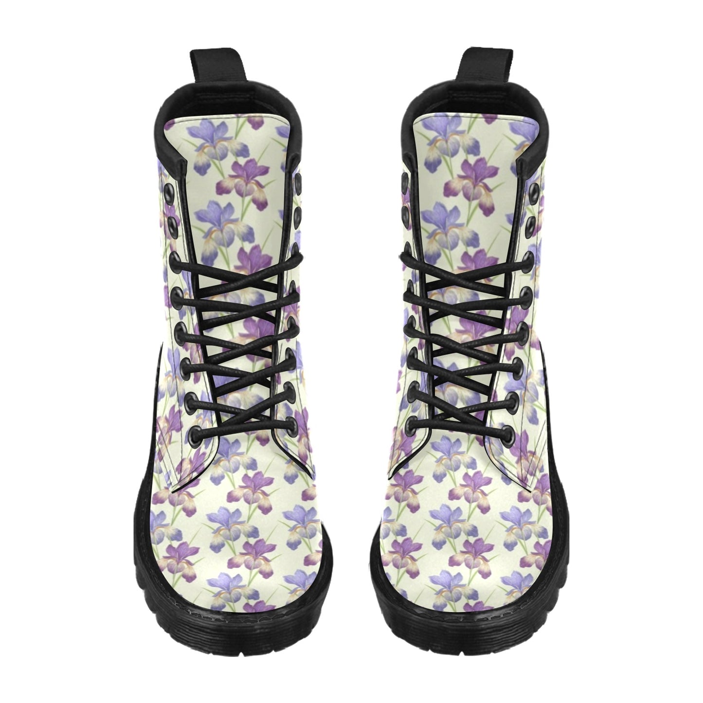 Iris Pattern Print Design IR08 Women's Boots