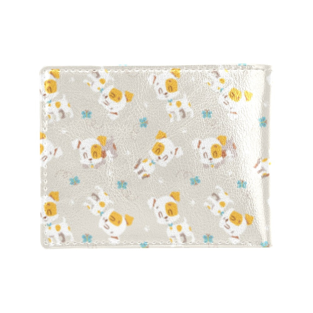 Russell Terriers Print Design LKS306 Men's ID Card Wallet