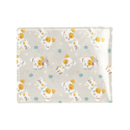 Russell Terriers Print Design LKS306 Men's ID Card Wallet
