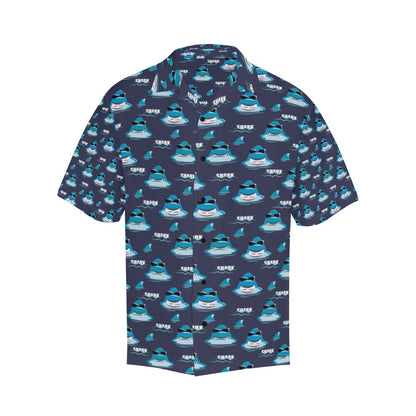 Shark Print Design LKS309 Men's Hawaiian Shirt