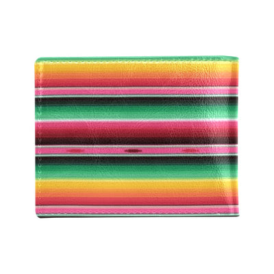 Mexican Blanket Classic Print Pattern Men's ID Card Wallet