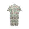 Angel Wings Heart Design Themed Print Men's Romper