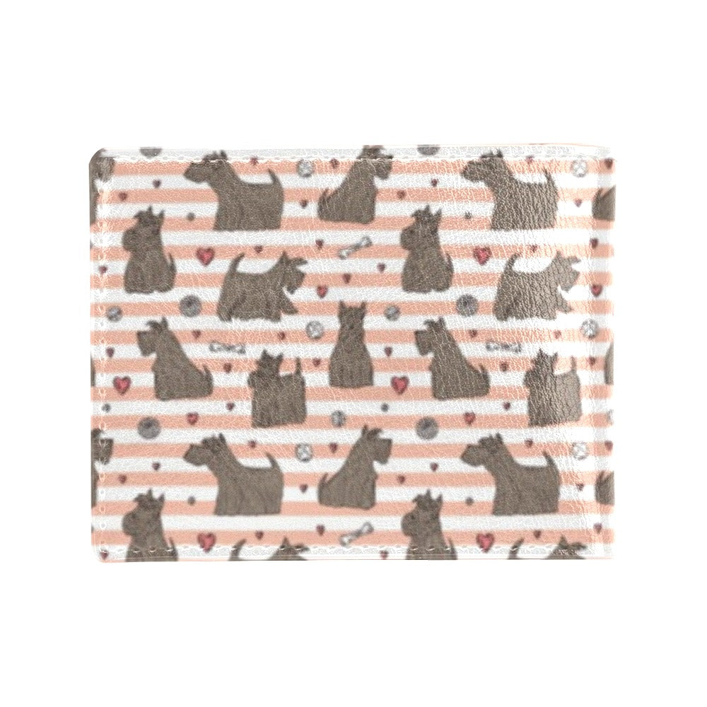 Scottish Terriers Print Design LKS3016 Men's ID Card Wallet
