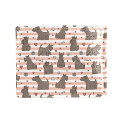 Scottish Terriers Print Design LKS3016 Men's ID Card Wallet
