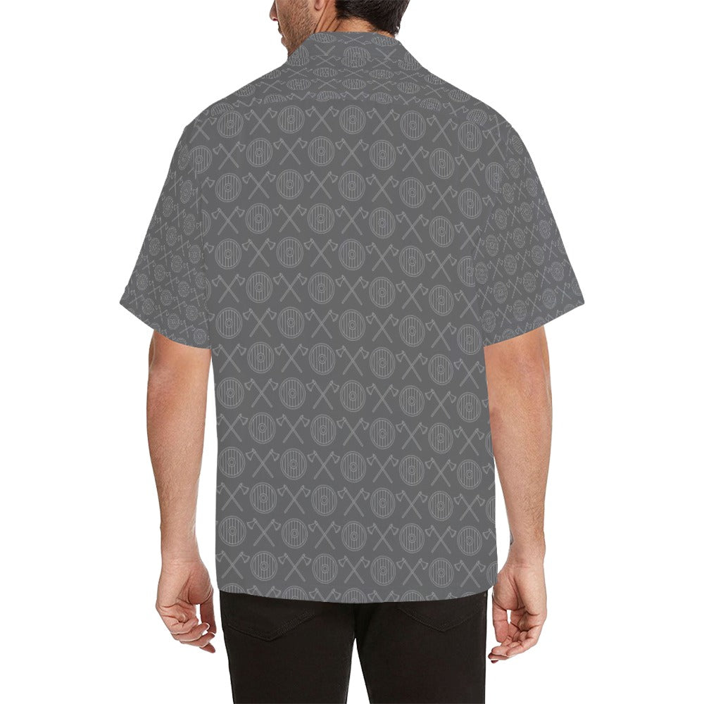 Vikings Print Design LKS303 Men's Hawaiian Shirt