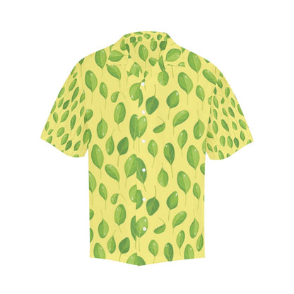 Spinach Print Design LKS302 Men's Hawaiian Shirt