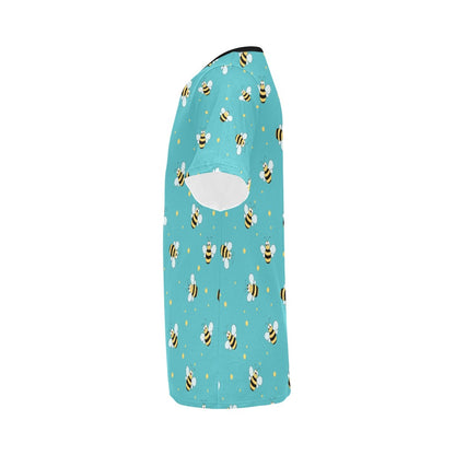 Bee With Dot Print Design LKS309 Men's All Over Print T-shirt
