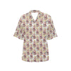 Buddha Pattern Print Design 07 Women's Hawaiian Shirt