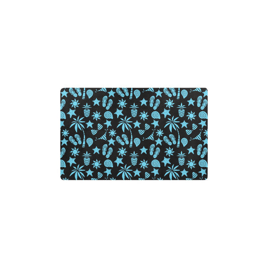 Beach Scene Pattern Print Design 03 Kitchen Mat