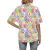 Third Eye Print Design LKS303 Women's Hawaiian Shirt