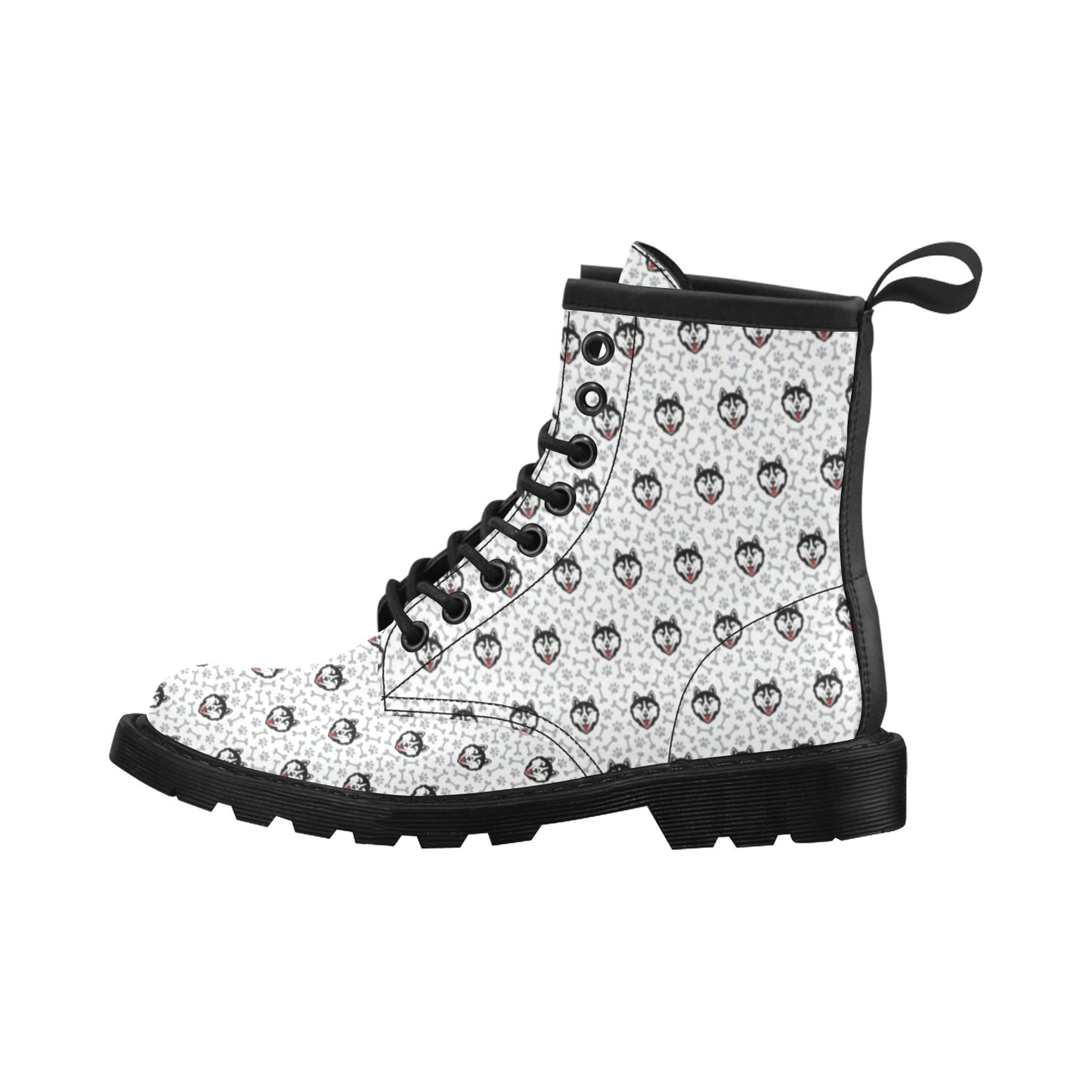 Siberian Huskies Print Design LKS305 Women's Boots