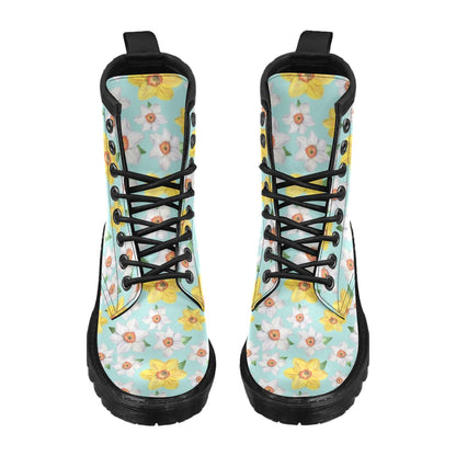 Daffodils Pattern Print Design DF07 Women's Boots
