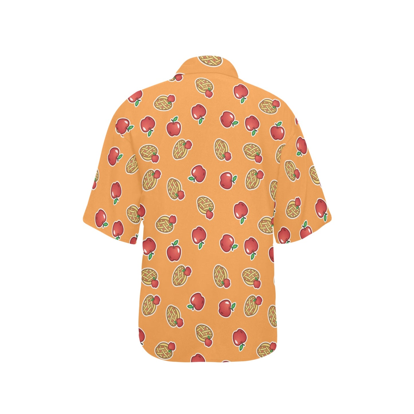 Apple Pie Pattern Print Design 02 Women's Hawaiian Shirt