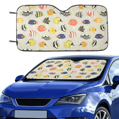 Angelfish Print Design LKS401 Car front Windshield Sun Shade