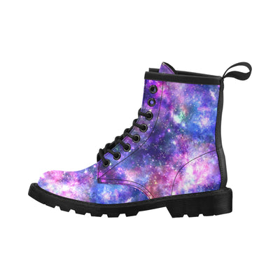 Galaxy Night Stardust Space Print Women's Boots