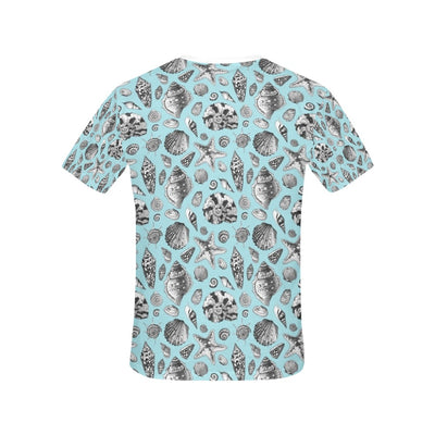 Seashell Beach Print Design LKS302 Women's  T-shirt