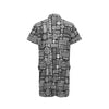 Polynesian Pattern Print Design A02 Men's Romper