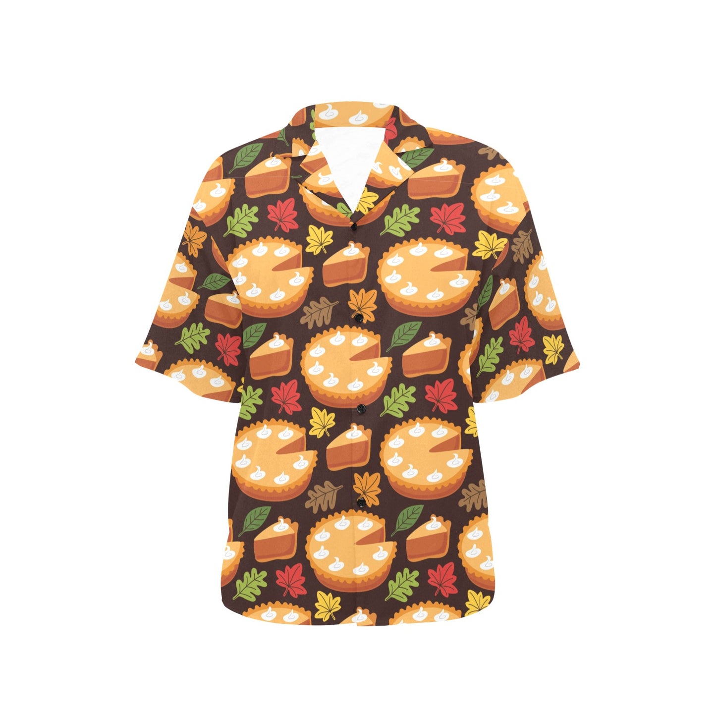 Pie Pattern Print Design A03 Women's Hawaiian Shirt