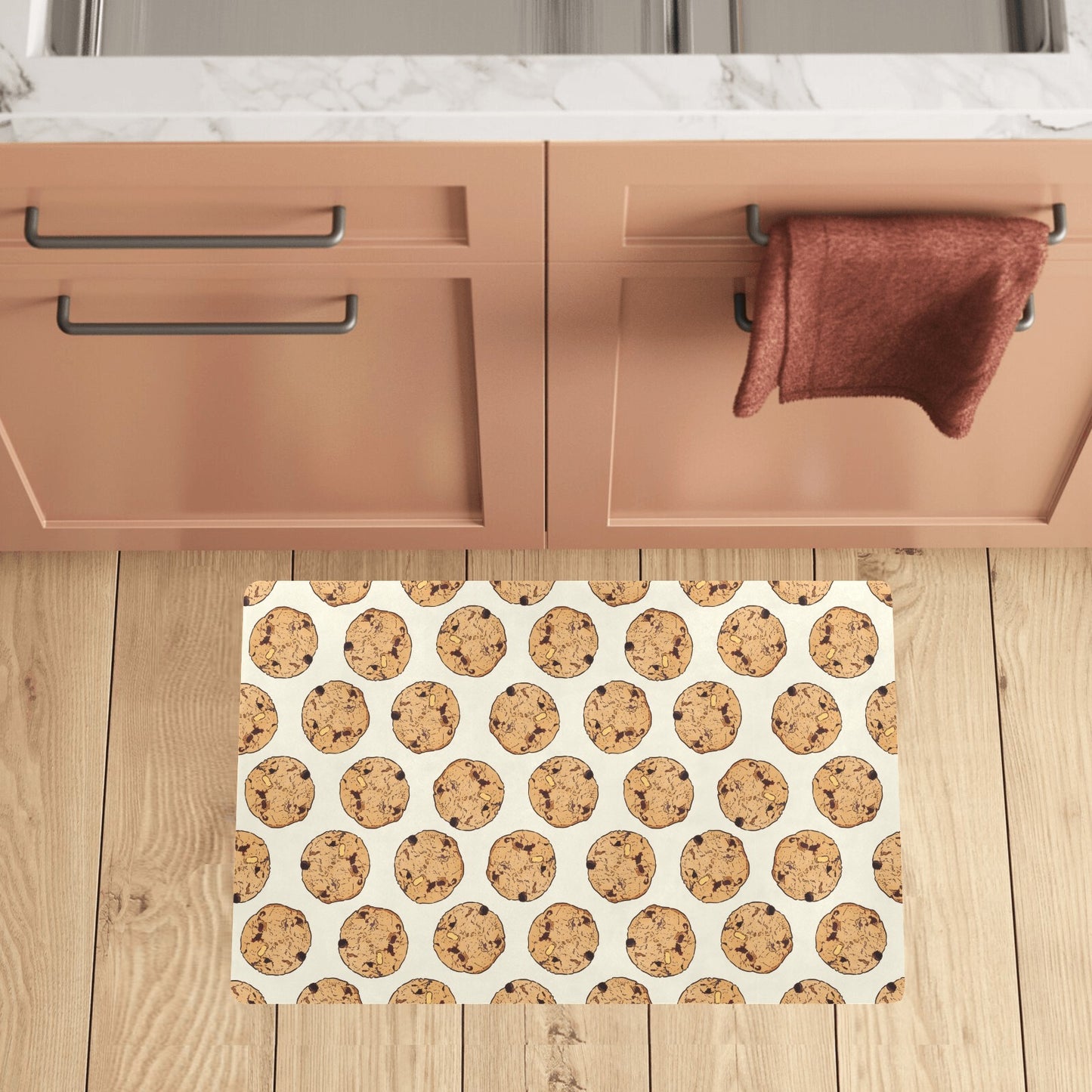 Cookie Pattern Print Design 05 Kitchen Mat