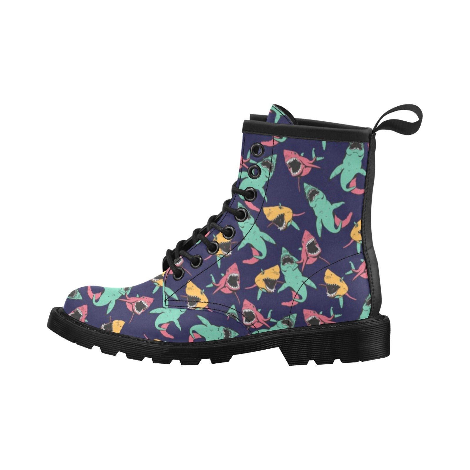 Shark Bite Pattern Women's Boots – JorJune