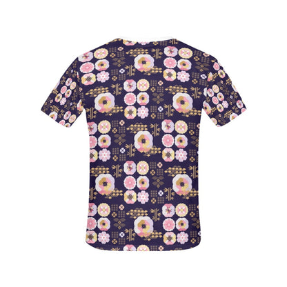 Sakura Japan Style Print Design LKS302 Women's  T-shirt