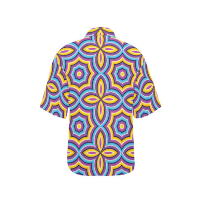 Optical illusion Pattern Print Design A03 Women's Hawaiian Shirt