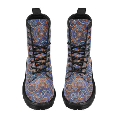 Mandala Boho Chic Design Print Women's Boots