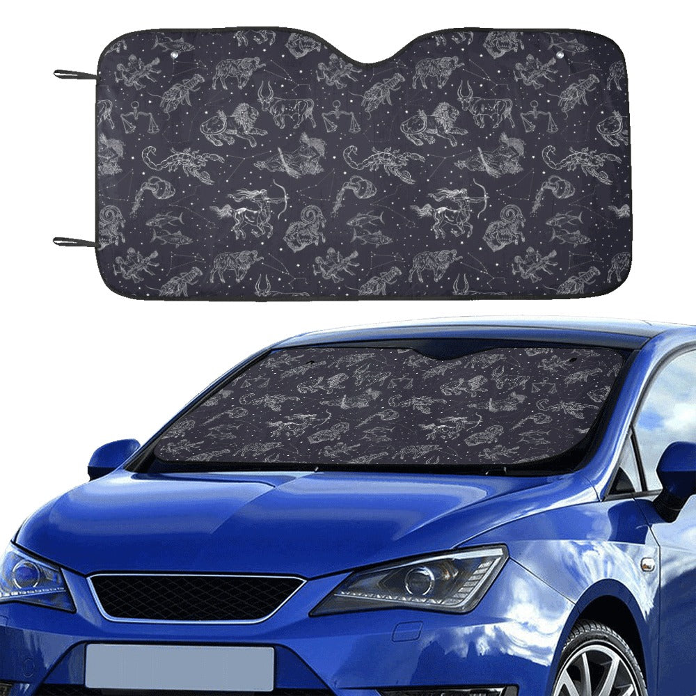 Zodiac Print Design LKS304 Car front Windshield Sun Shade