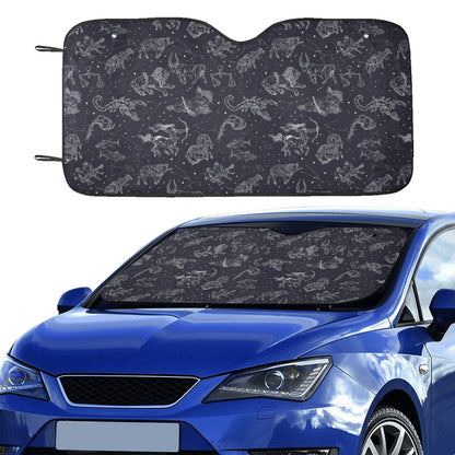 Zodiac Print Design LKS304 Car front Windshield Sun Shade