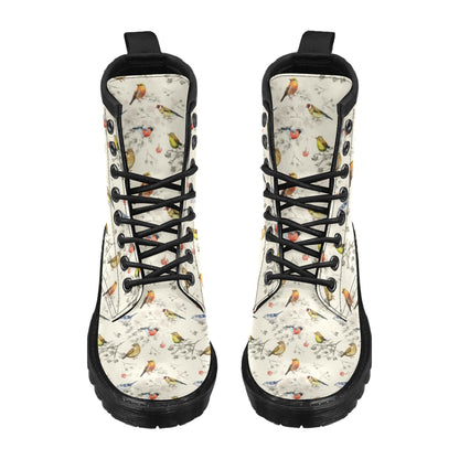 Bird Watercolor Design Pattern Women's Boots