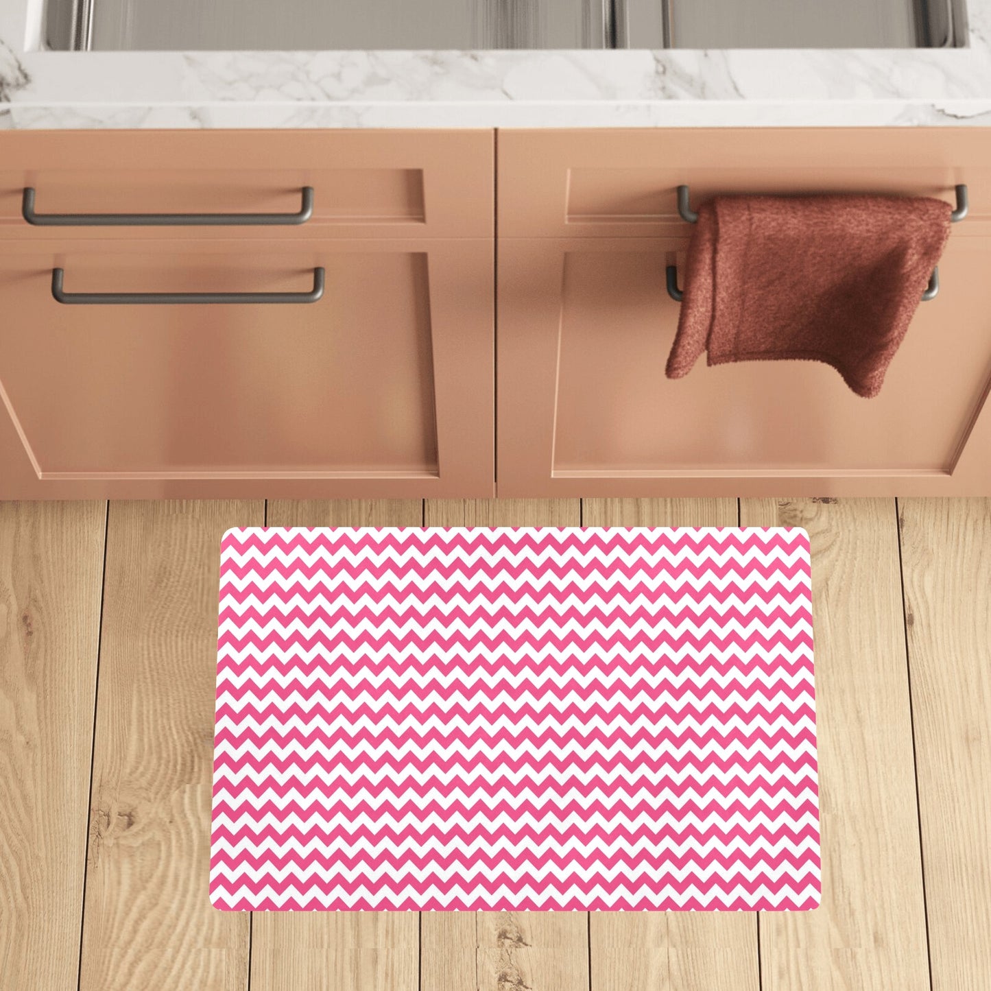 Chevron Print Design LKS402 Kitchen Mat