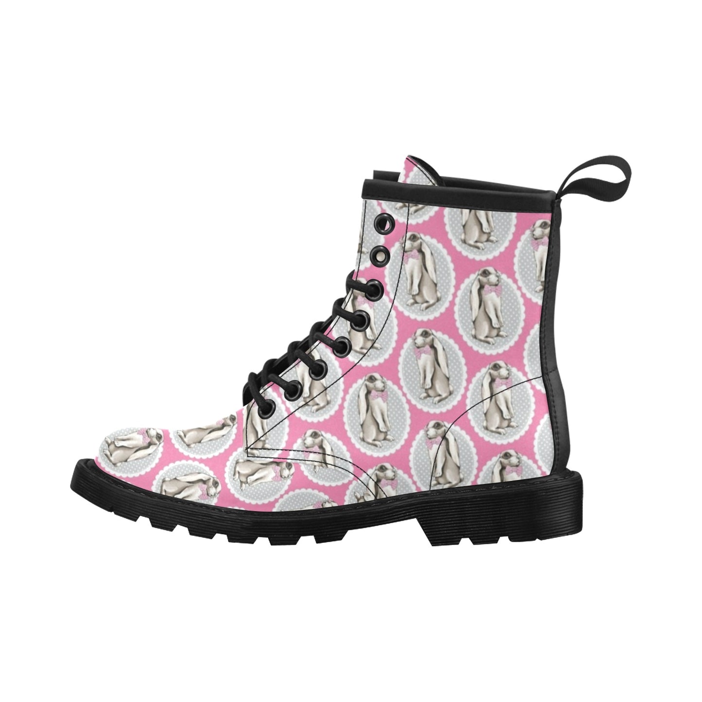 Rabbit Pattern Print Design RB019 Women's Boots