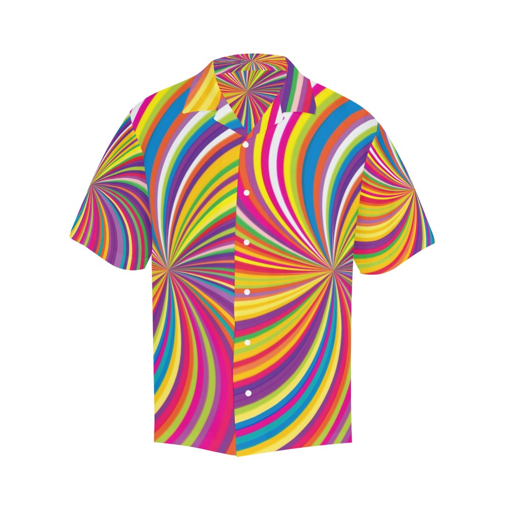 Vortex Print Design LKS301 Men's Hawaiian Shirt