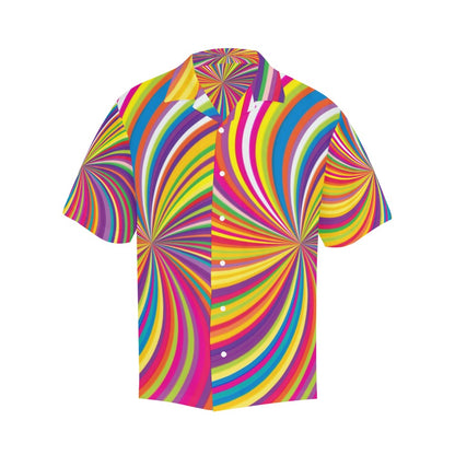 Vortex Print Design LKS301 Men's Hawaiian Shirt