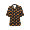 Poop Emoji Pattern Print Design A01 Women's Hawaiian Shirt