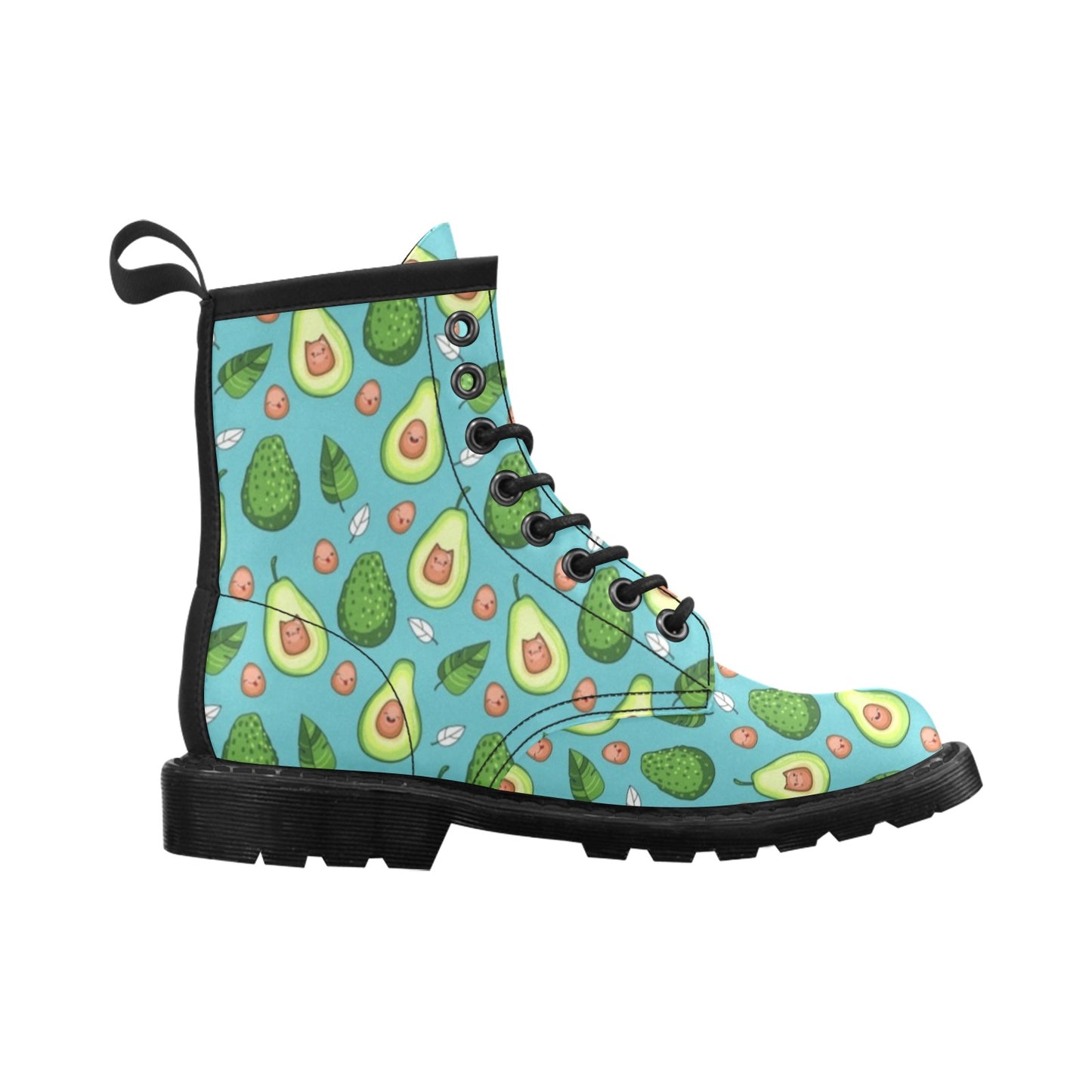 Avocado Pattern Print Design AC05 Women's Boots