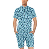 Hibiscus Flower Hawaiian Themed Men's Romper