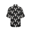 Moose Pattern Print Design 02 Women's Hawaiian Shirt